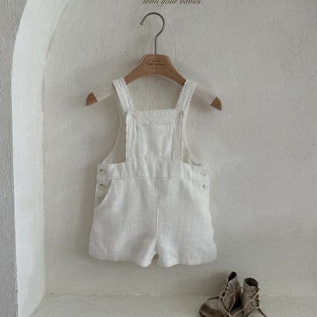 [予約] Pure Linen Kids Suspenders / Monbebe