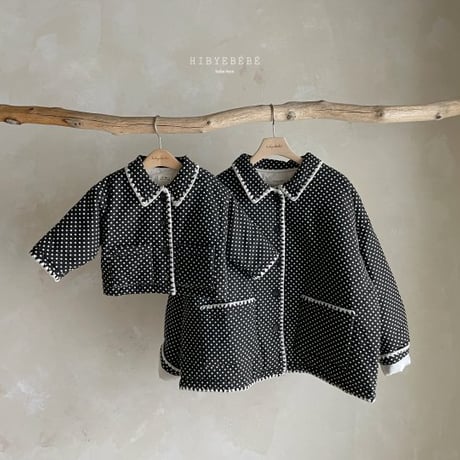 [即納] Shushu Melo Jacket/ Hibyebebe （Black M _ size のみ）