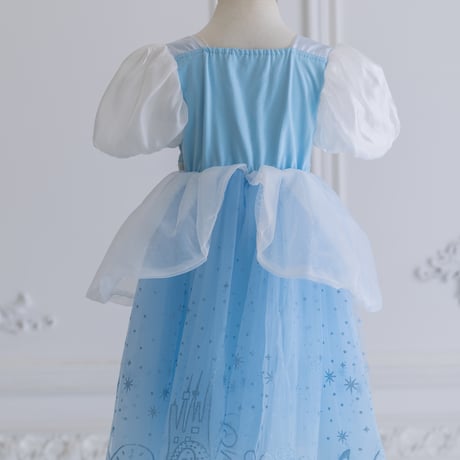 [予約] Crystal shoes Glitter Dress+ tiara & stick set