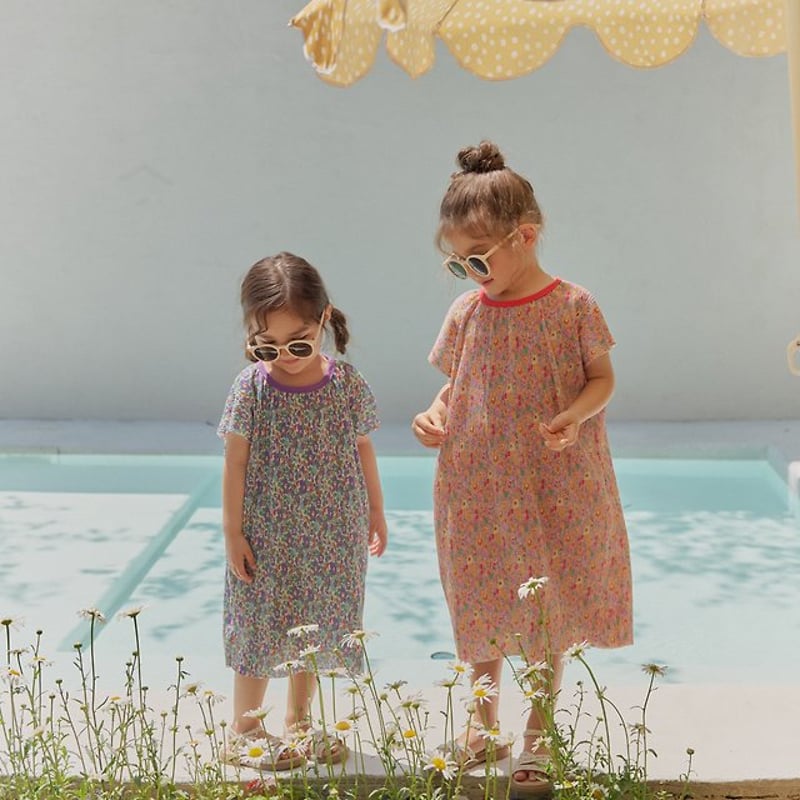 予約] Rosie pleated dress / OREN by Hibyebebe |