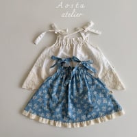 [即納] bibi blouse / Aosta(white Lのみ)