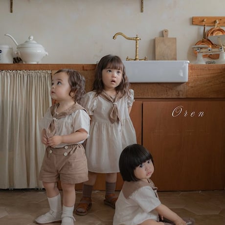 [予約] Pure Tie ST Suit (bebe) / OREN by Hibyebebe