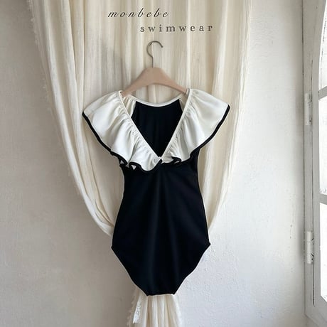 [予約] 26 Multi-balm Frill Swimsuit (adult) / Monbebe
