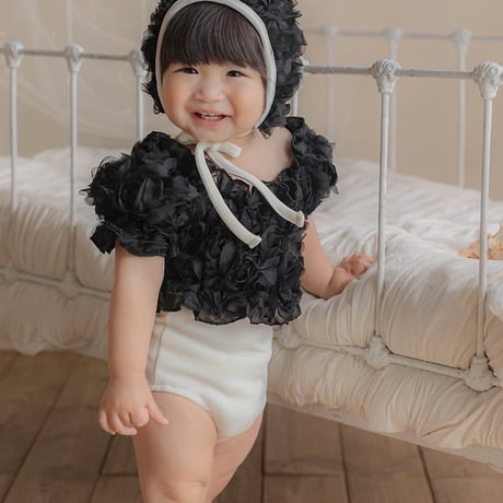 [予約] bebe) Amelia Rose Swimsuit (Hat Set)/ OREN by Hibyebebe