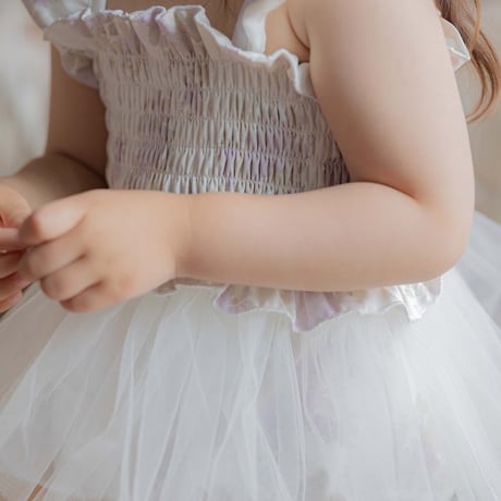 [予約] Flora Tulle Swimwear (Kids) / OREN by Hibyebebe