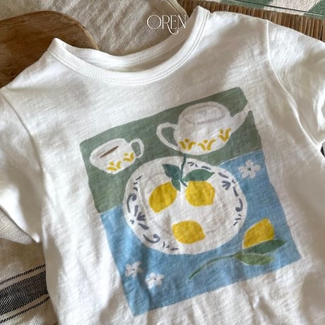 [予約] Maison Lemon T-shirt / OREN by Hibyebebe