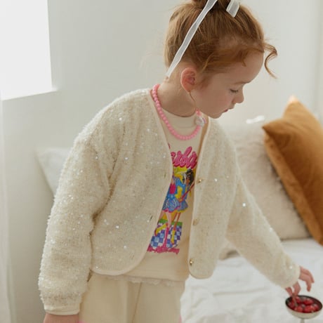 [即納] Spangle Cardigan/ berryberry （Pink 7_ size のみ）