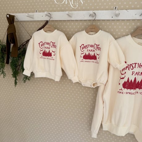 [予約] Christmas fleece MTM (Mom/Daddy) / OREN by Hibyebebe