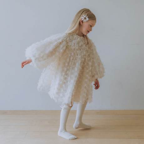 [即納]  Bell dress/ Roa （cream XS, L_ size のみ）
