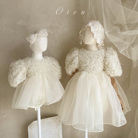 [即納] Blooming rose pearl suit / OREN by Hibyebebe