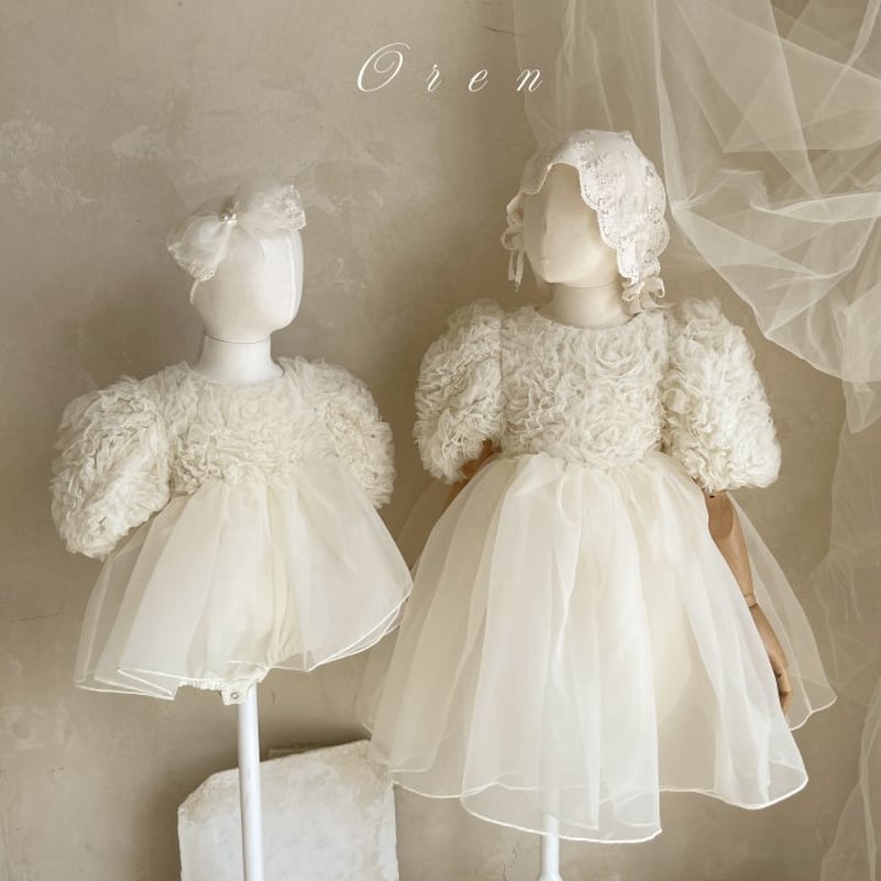 予約] Blooming rose pearl suit / OREN by Hibyebe