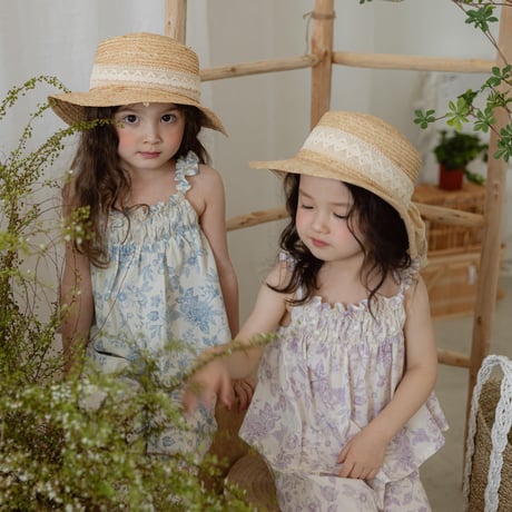 [即納] Amant blouse/ Puella FLO (blue90, 100_のみ)