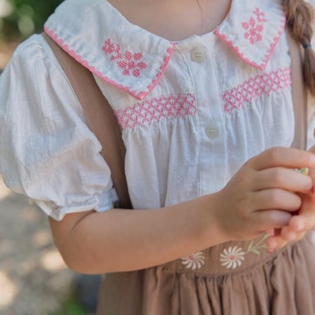 [予約] Serene smoke blouse/ OREN by Hibyebebe