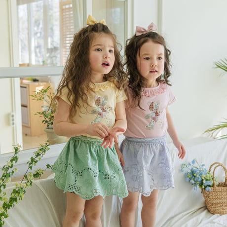 [予約] Mellow skirt / Puella FLO(Blue L_のみ)