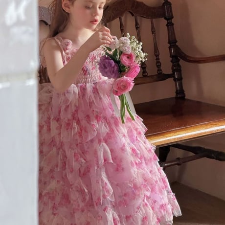 [即納] 6023 dress / o.taly  (Light pink 120 sizeのみ)