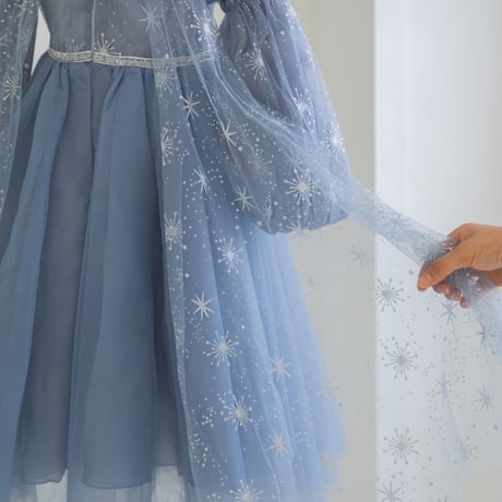 [即納] princess ice blue winter dress