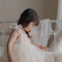 [予約] Shiny Sha dress (kids)/ OREN by Hibyebebe