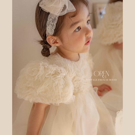 [即納] Blooming rose pearl suit / OREN by Hibyebebe