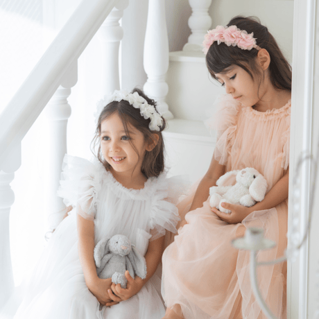 [予約] Rosy flora sha dress (Rosy pink)