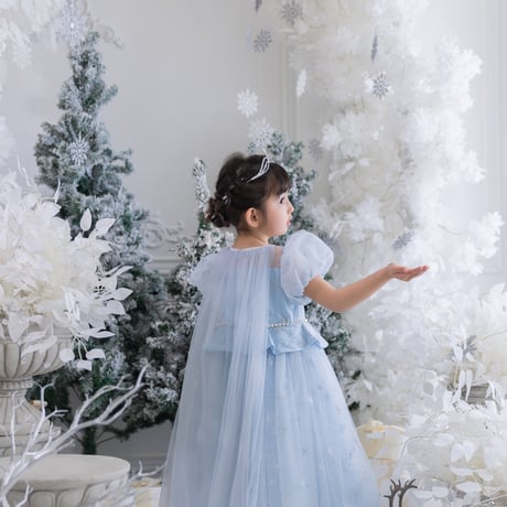 [予約] Snowflake Glitter Princess Dress
