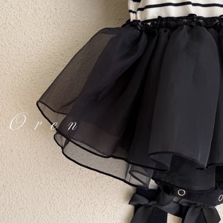 [即納] Madeleine ST set up (Stripe Sのみ) / OREN by Hibyebebe