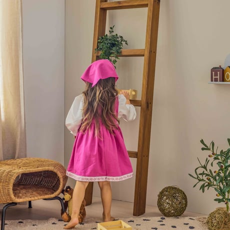 [予約] Masha Dress Set (Dress + Scarf)/ Mini Recipe