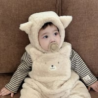 [即納] Bear Mong Overall Hat Set Color / aiai My daughter(Ivory Mのみ)
