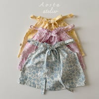 [即納] tambourine blouse / Aosta(blueS_yellowS,Mのみ)