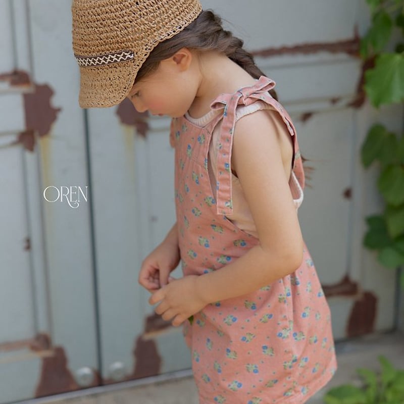 予約] Camellia Jumper Overall / OREN by Hibyebeb