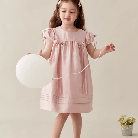 [予約] Little Ribbon Baby Doll Dress