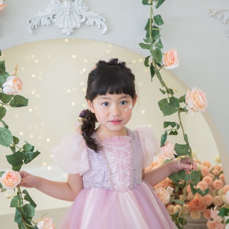 [即納] princess pink forest dress  (100 size のみ)
