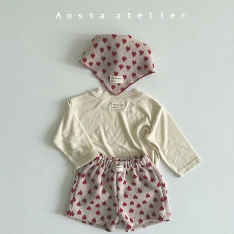 [予約:4~10weeks] nene short pants/ Aosta