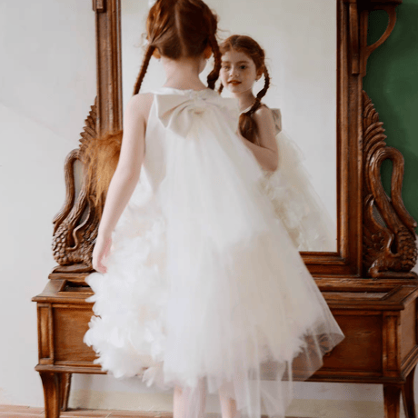 [予約] Petal Tulle Dress/ Little Time