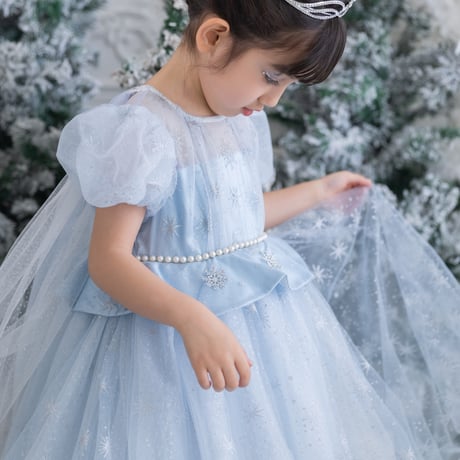 [予約] Snowflake Glitter Princess Dress