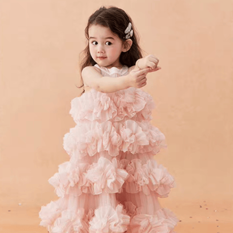 [即納] Bloom Tulle Dress  (  110_ size のみ )