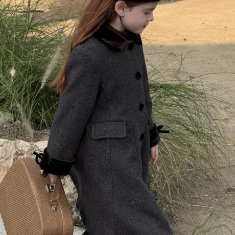 [即納] Elegant Wool Princess Coat（　110＿のみ）