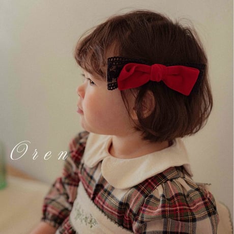 [予約] Ribbon hairband / OREN by Hibyebebe