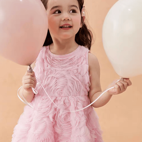 [予約] Pink Rosy Petal Dress