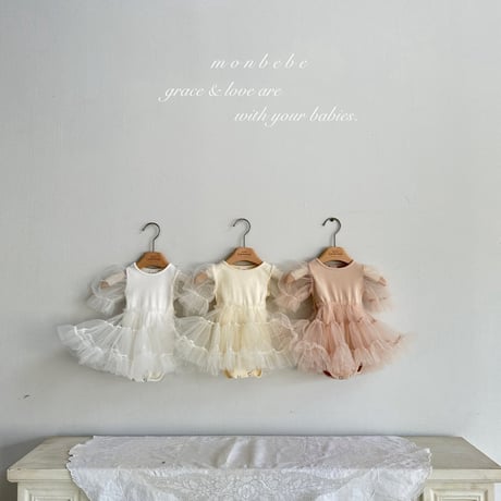 [即納] Rachel Tutu suit/ Monbebe (Peach pink Sのみ)