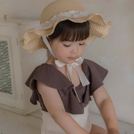 [予約] Pepe Color Block Swimsuit (Kids)/ OREN by Hibyebebe