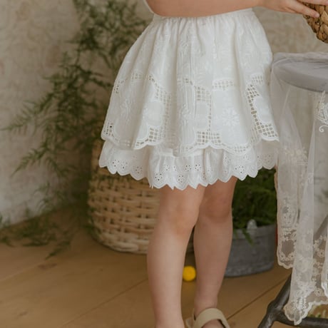 [予約] Mellow skirt / Puella FLO(Blue L_のみ)