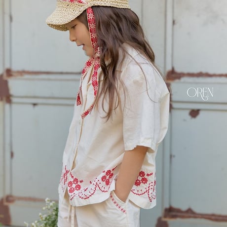 [予約] Rosier string cap / OREN by Hibyebebe