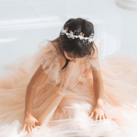 [予約] Rosy flora sha dress (Rosy pink)