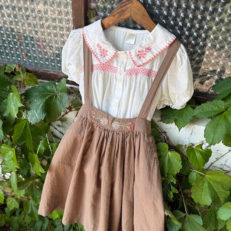 [予約] Brisa Jumper Skirt / OREN by Hibyebebe