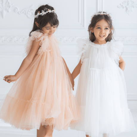 [予約] Rosy flora sha dress (Rosy pink)