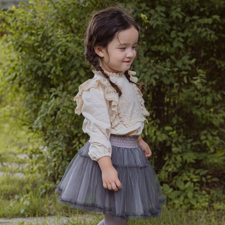 [即納] Roan Blouse/puella FLO （Pink 9 _ size のみ）