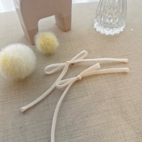 [予約] knot Ribbon Clip / Le dress