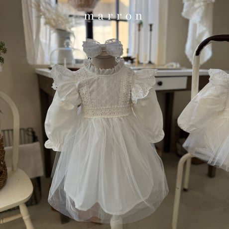 [即納]  Sha dress / marron （XS, S, M_ size のみ）