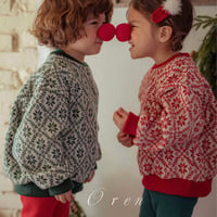 [予約] Snowflake knit MTM (with muffler) / OREN by Hibyebebe