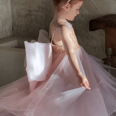 [予約] Pink Princess Castle Dress/ little time